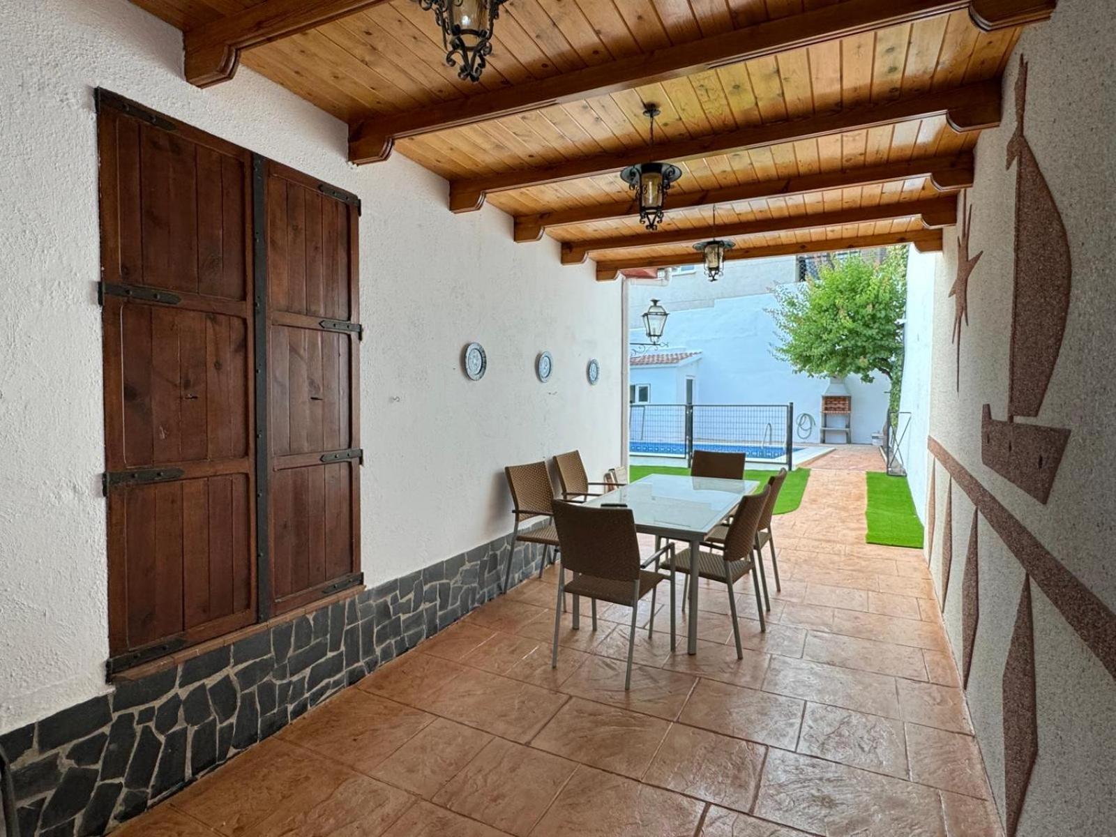 Casa Rural Vistablanca En Una Sola Planta Con Bonitas Vistas Y Piscina - Junto A La Capital Y La Alhambra Cenes De La Vega Exteriér fotografie