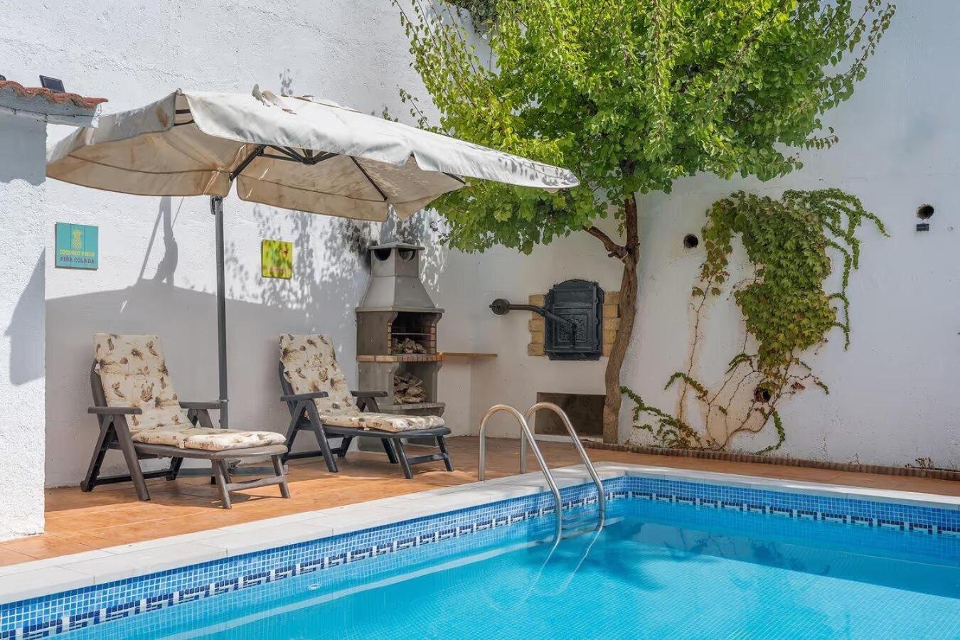 Casa Rural Vistablanca En Una Sola Planta Con Bonitas Vistas Y Piscina - Junto A La Capital Y La Alhambra Cenes De La Vega Exteriér fotografie